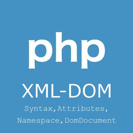 xml in php , dom document