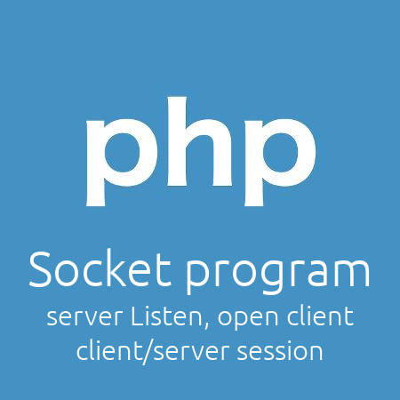 php socket programming